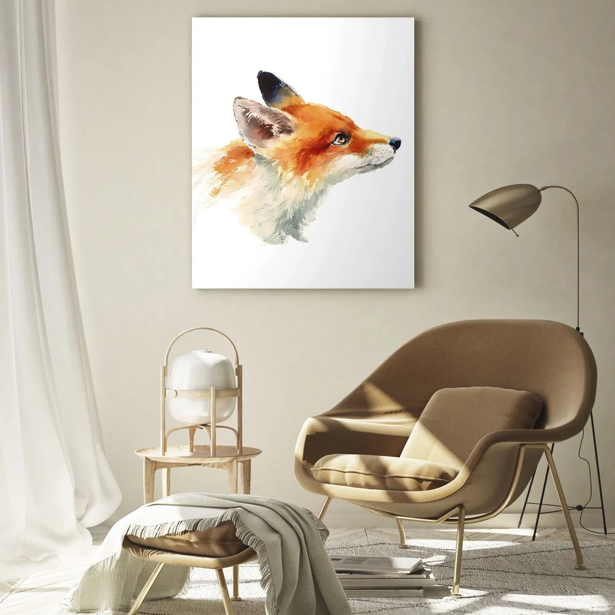 Schilderen op glas - Je kunt nooit voorzichtig genoeg zijn - 70x100 cm