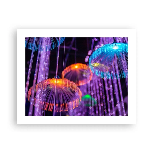 Poster - Lichte fontein - 50x40 cm