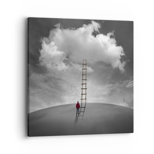 Schilderen op canvas - Alles is mogelijk - 40x40 cm