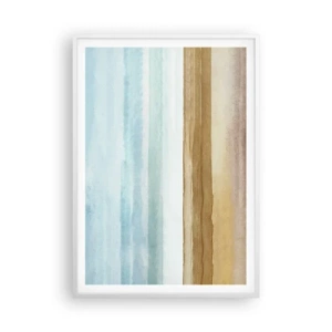 Poster in een witte lijst - Troost - 70x100 cm