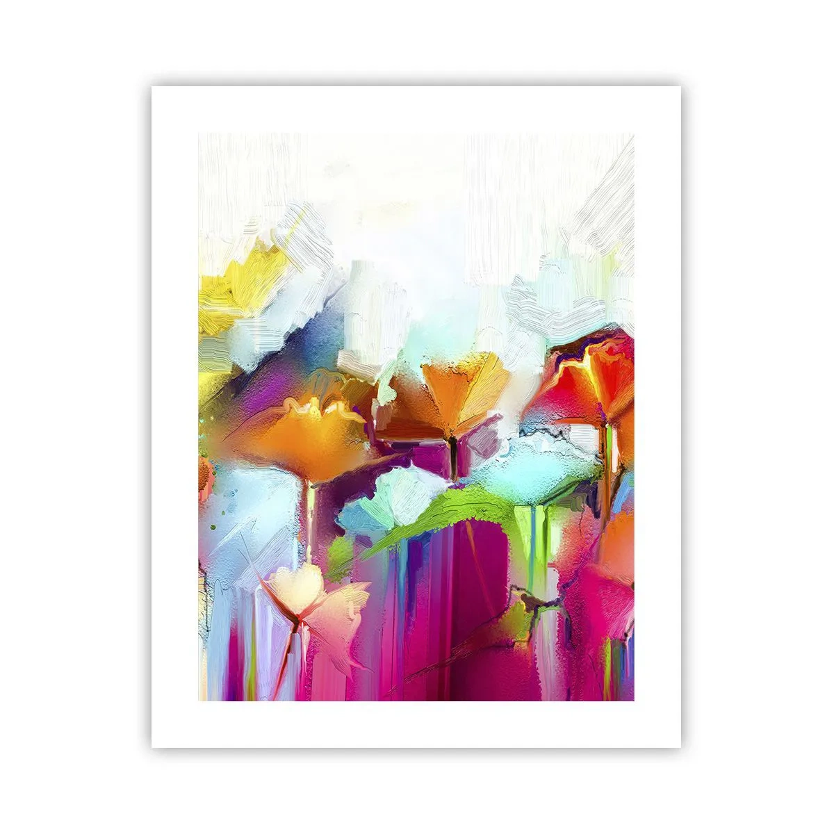 Poster - De regenboog is tot bloei gekomen - 40x50 cm