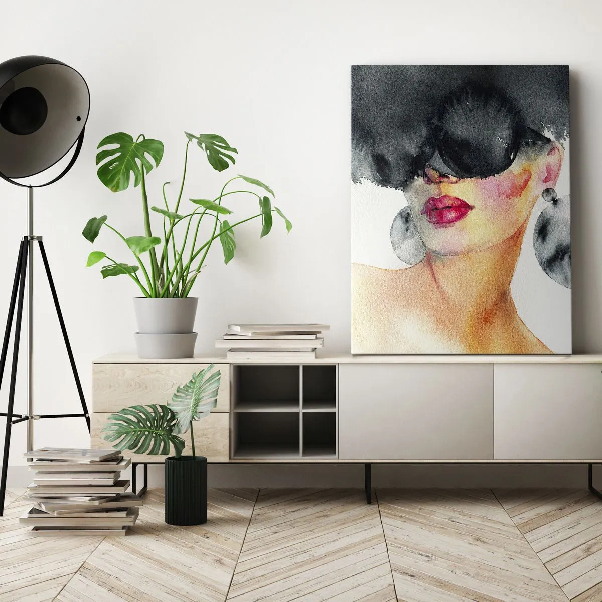 Schilderen op canvas - Het geheim van elegantie - 50x70 cm