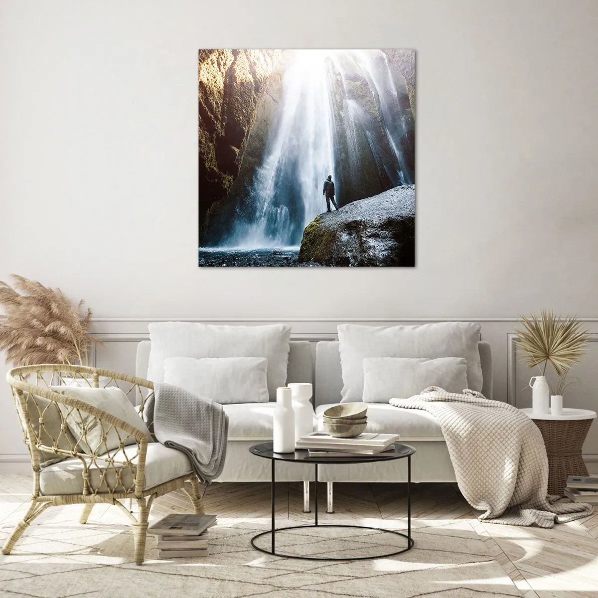 Schilderen op glas - Herstel van proporties - 30x30 cm