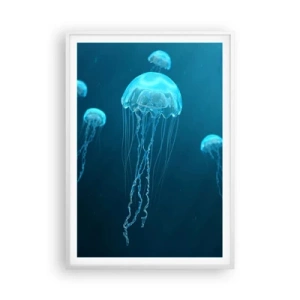 Poster in een witte lijst - Oceaandans - 70x100 cm