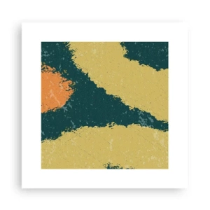 Poster - Abstractie – langzame beweging - 30x30 cm