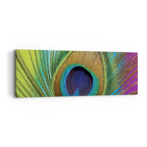 Schilderen op canvas - Oog in oog - 90x30 cm