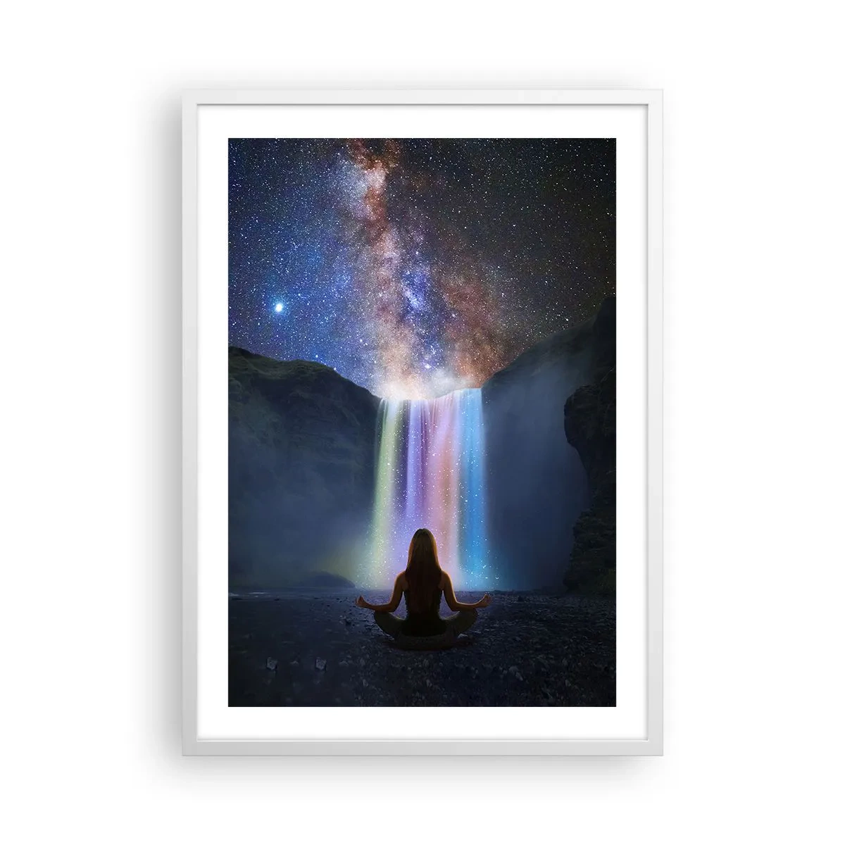 Poster in een witte lijst - Absolute harmonie - 50x70 cm