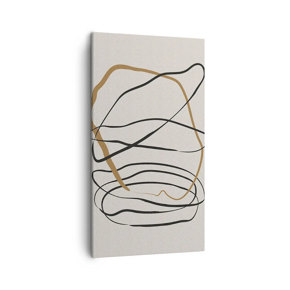 Schilderen op canvas - Compositie – loopdans - 45x80 cm