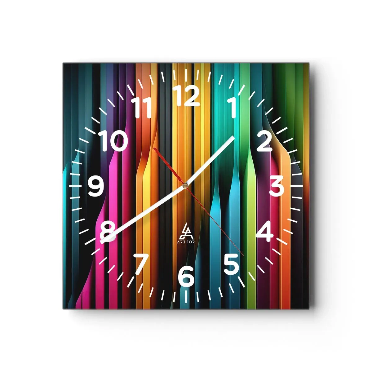 Wandklok - Klok - Lichtorgel - 40x40 cm