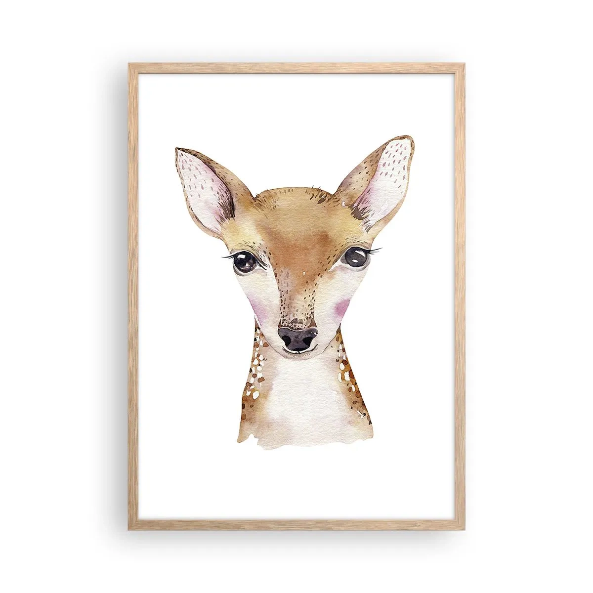 Een poster in een licht eiken lijst - De aard van onschuld - 50x70 cm