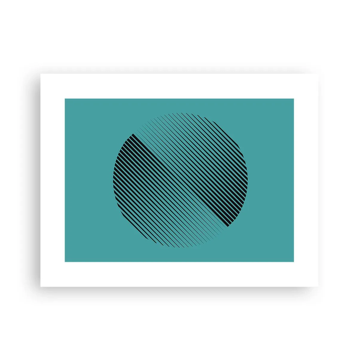 Poster - Cirkel – een geometrische variatie - 40x30 cm