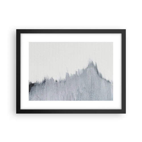 Poster in een zwarte lijst - Mysterieuze tekst - 40x30 cm