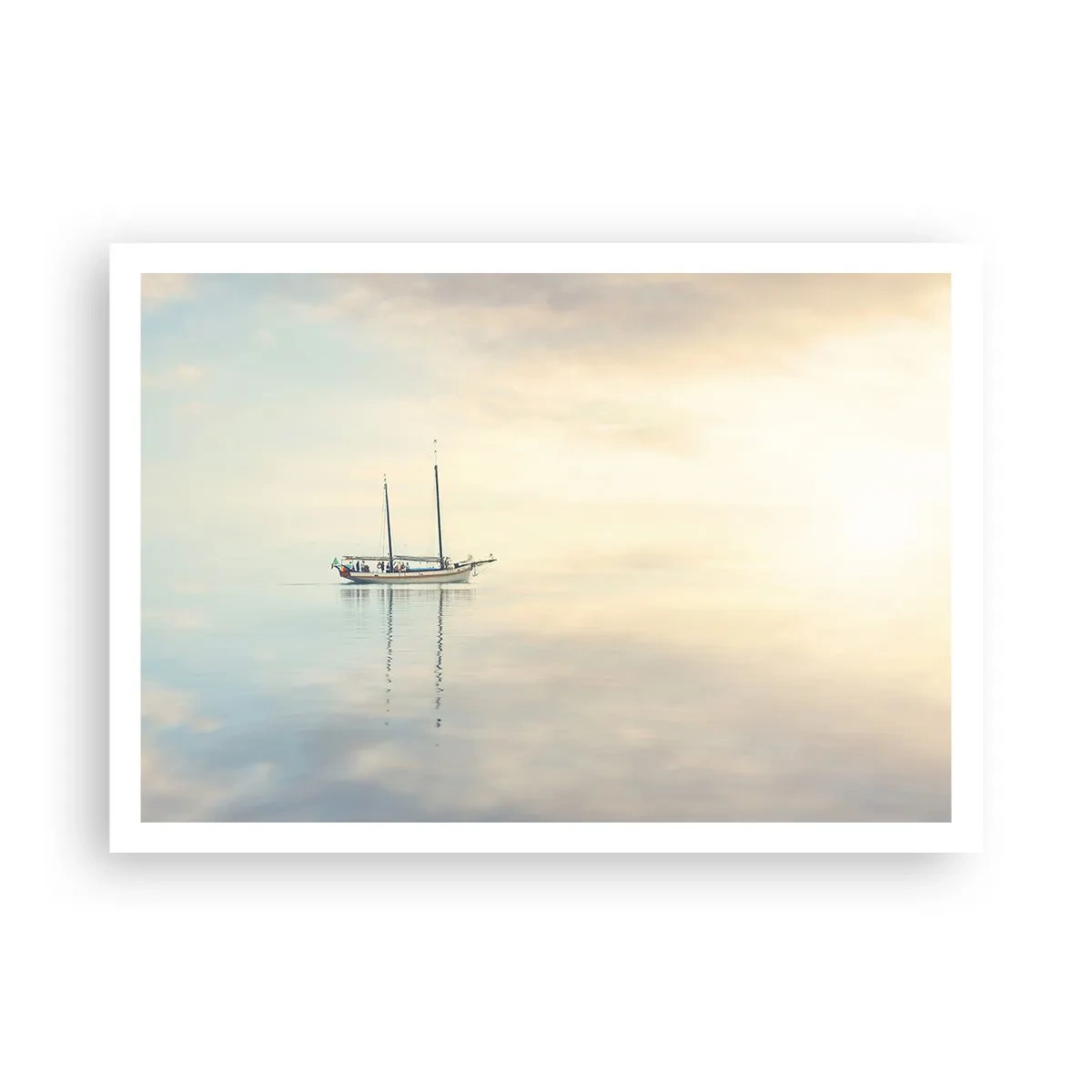 Poster - In een zee van stilte - 100x70 cm