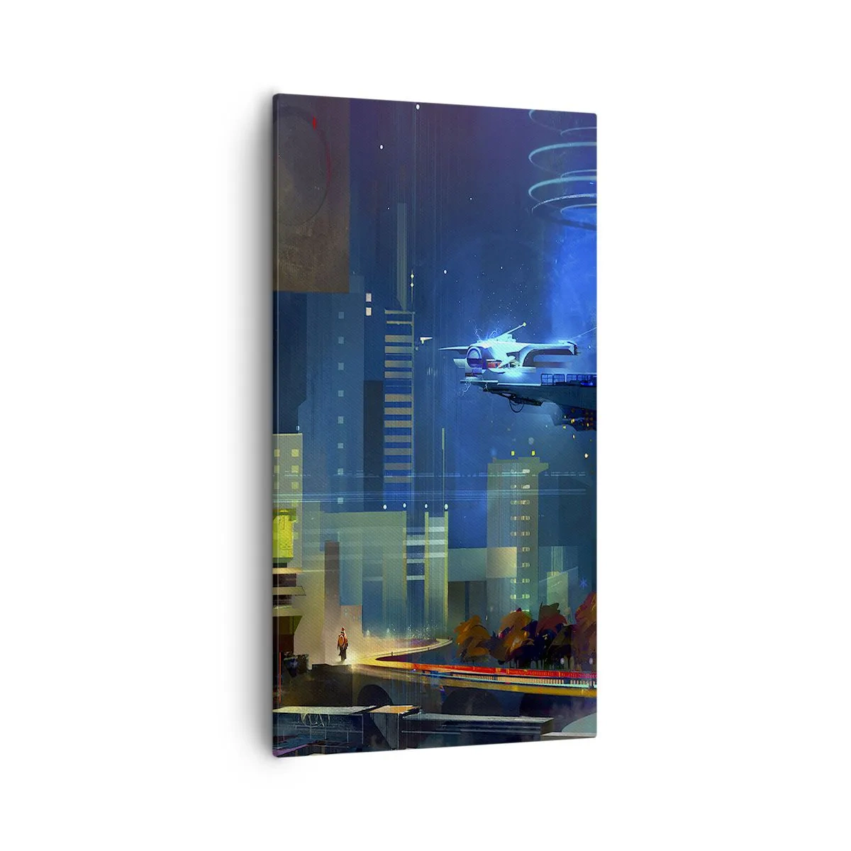 Schilderen op canvas - In de nabije toekomst - 55x100 cm