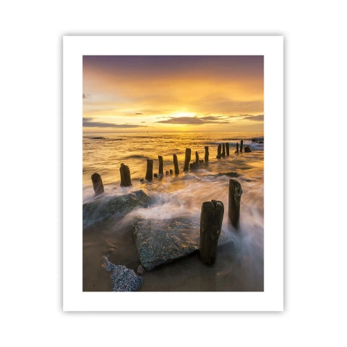 Poster - De rauwe schoonheid van de Oostzee - 40x50 cm