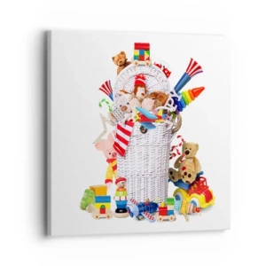 Schilderen op canvas - Schatjes van Kleintjes - 30x30 cm