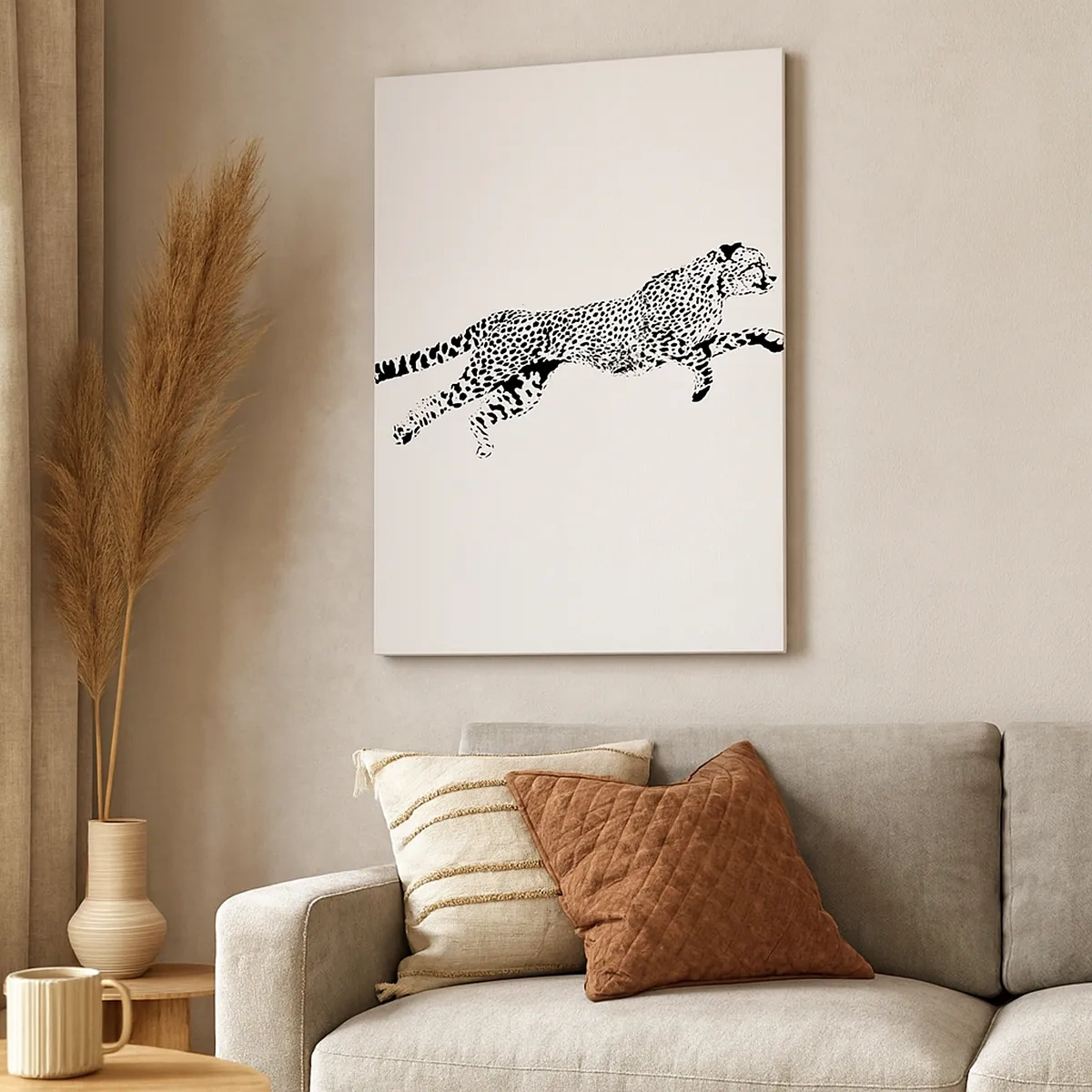 Schilderen op canvas - De snelste op aarde - 50x70 cm