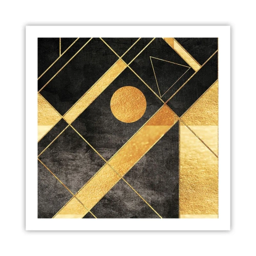 Poster - De zon van de woestijn - 60x60 cm