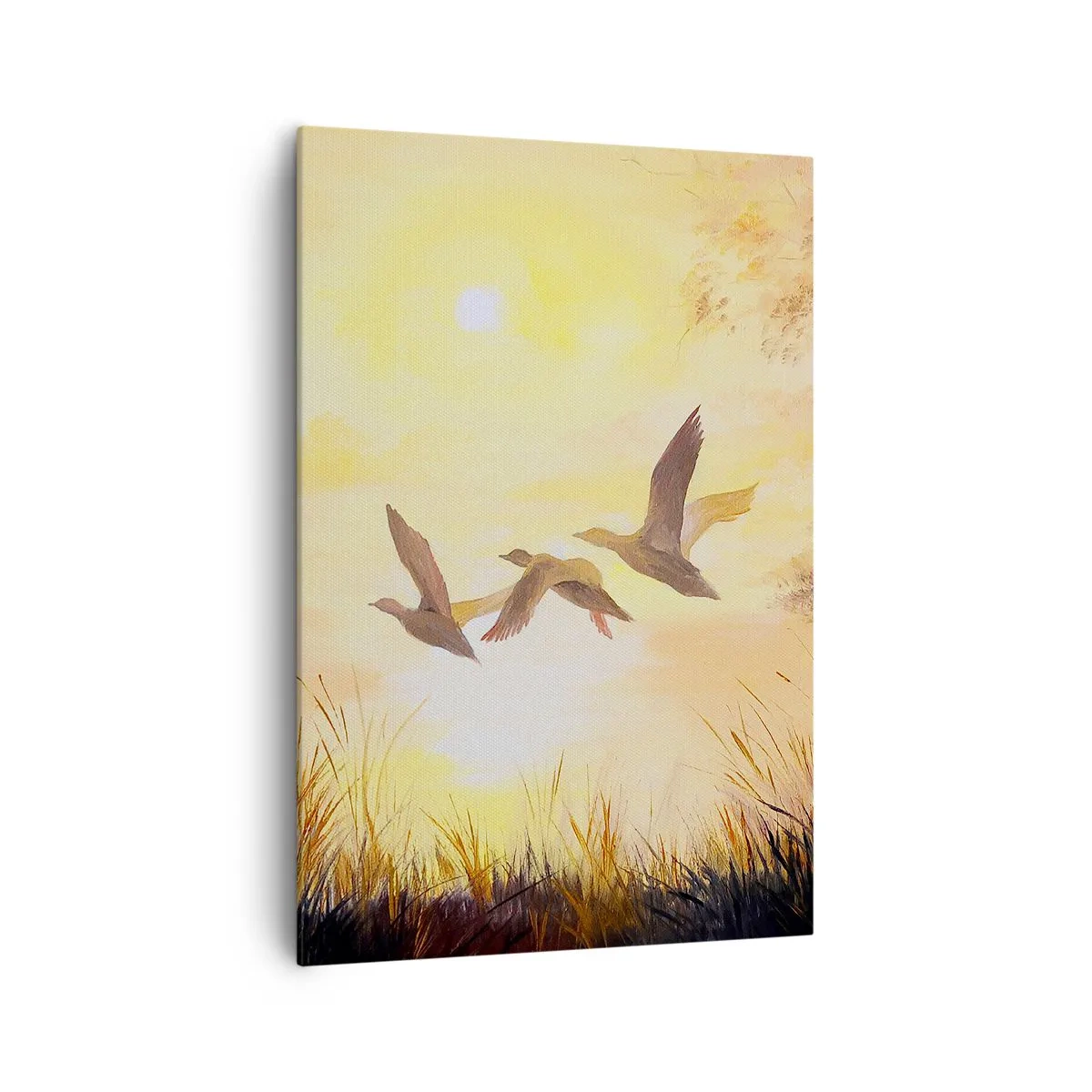 Schilderen op canvas - Het begin van een lange reis - 70x100 cm