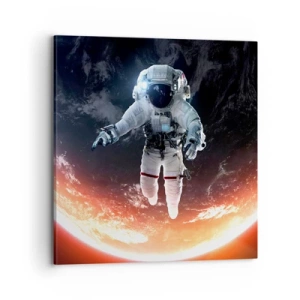 Schilderen op canvas - Mag ik nog wat langer blijven? - 70x70 cm