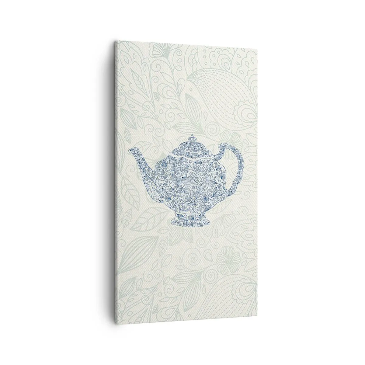 Schilderen op canvas - De charme van thee - 45x80 cm