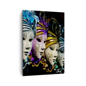 Schilderen op canvas - Mysterie in goud en zilver - 50x70 cm