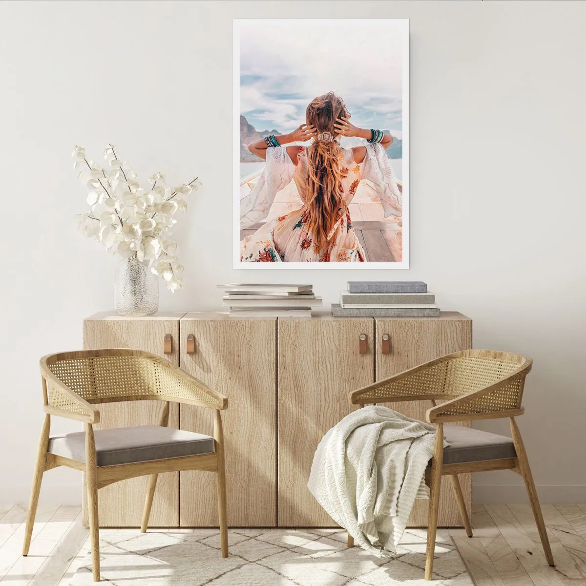 Poster - Op weg naar geluk - 40x50 cm