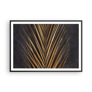 Poster in een zwarte lijst - Het goud van de tropen - 100x70 cm