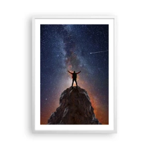 Poster in een witte lijst - De Kracht is bij mij! - 50x70 cm