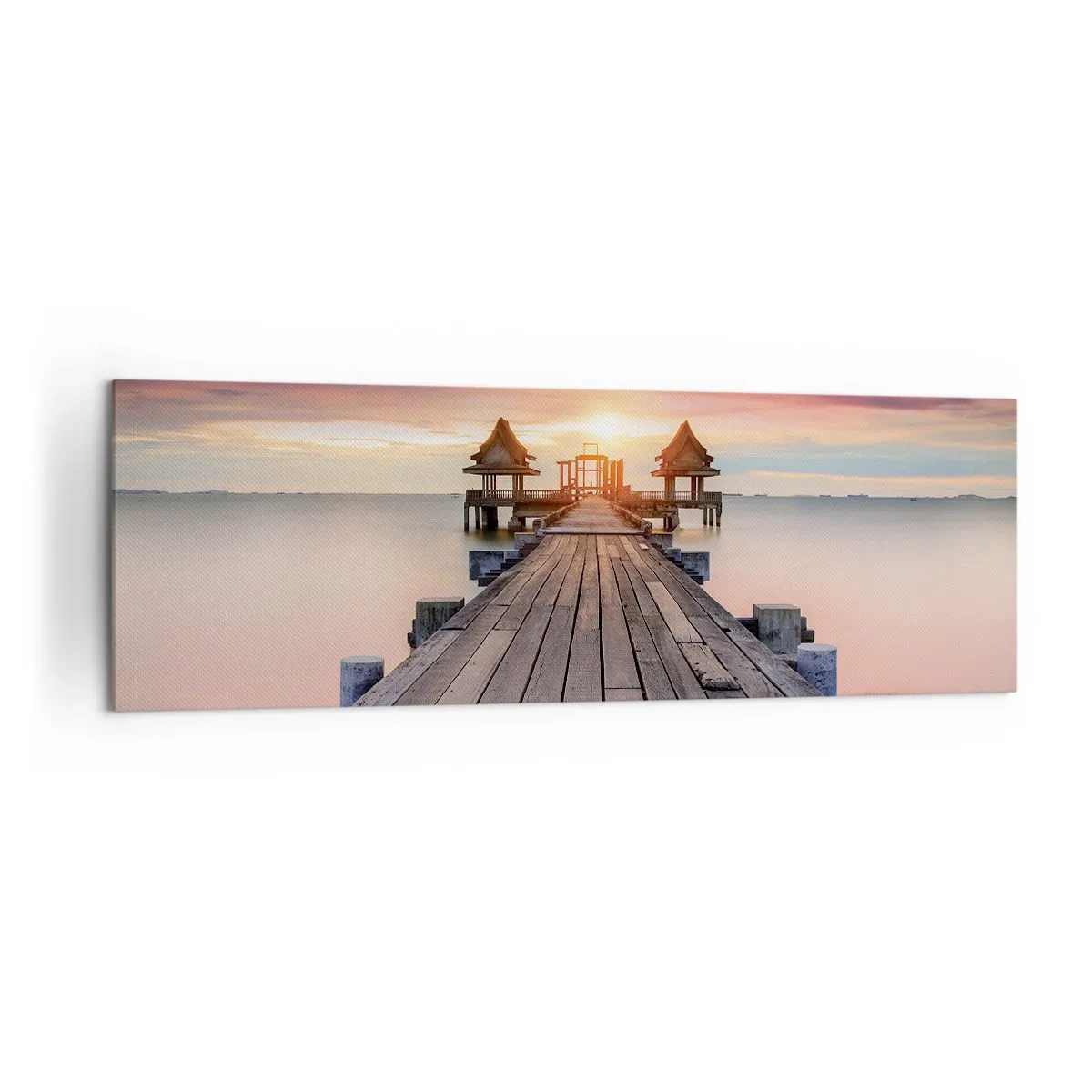 Schilderen op canvas - West in het Oosten - 160x50 cm