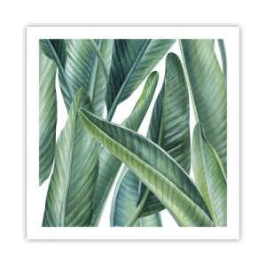 Poster - Groen zelf - 60x60 cm