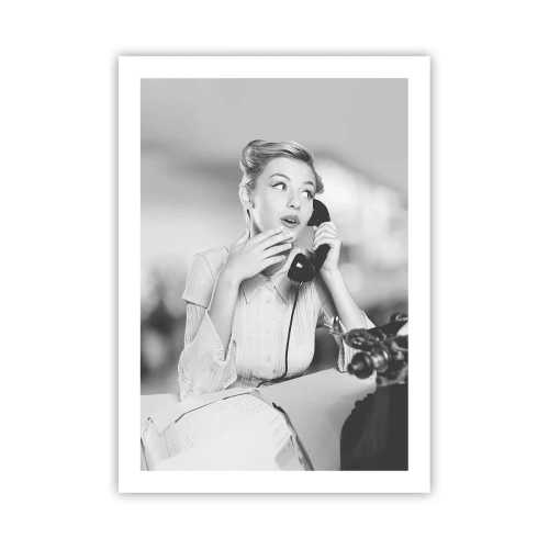 Poster - Hallo, het zijn de jaren 50. - 50x70 cm