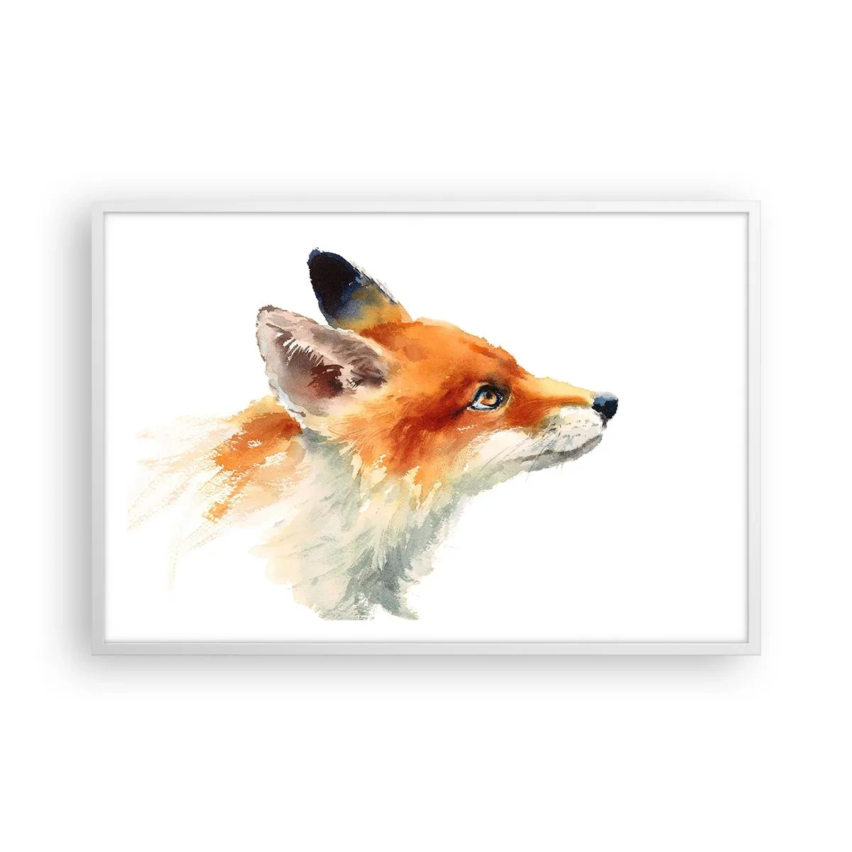 Poster in een witte lijst - Je kunt nooit voorzichtig genoeg zijn - 91x61 cm