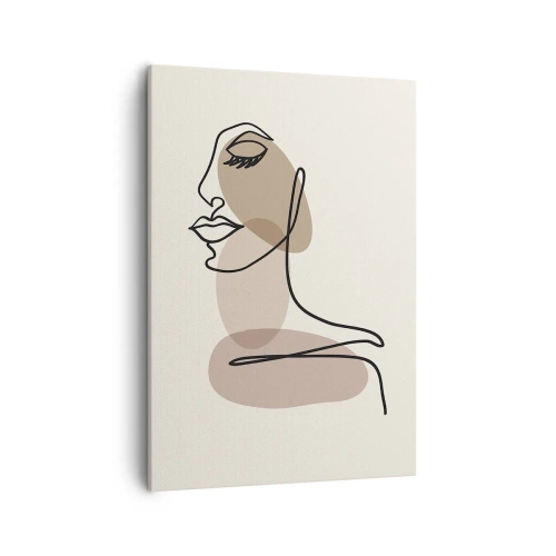 Schilderen op canvas - Luisteren naar zichzelf - 50x70 cm