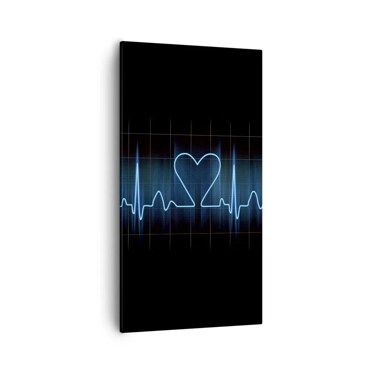 Schilderen op canvas - Op het ritme van het hart - 55x100 cm