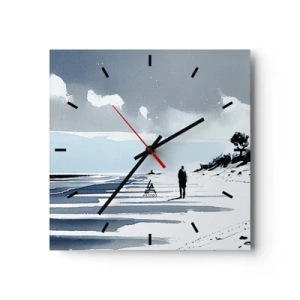 Wandklok - Klok - Alleen - 30x30 cm