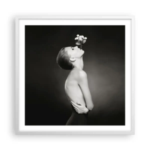 Poster in een witte lijst - Excentrieke elegantie - 60x60 cm