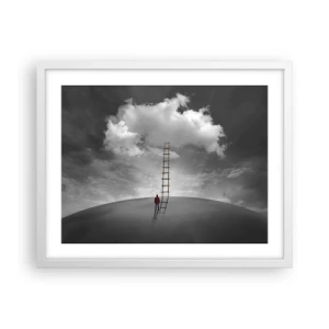 Poster in een witte lijst - Alles is mogelijk - 50x40 cm