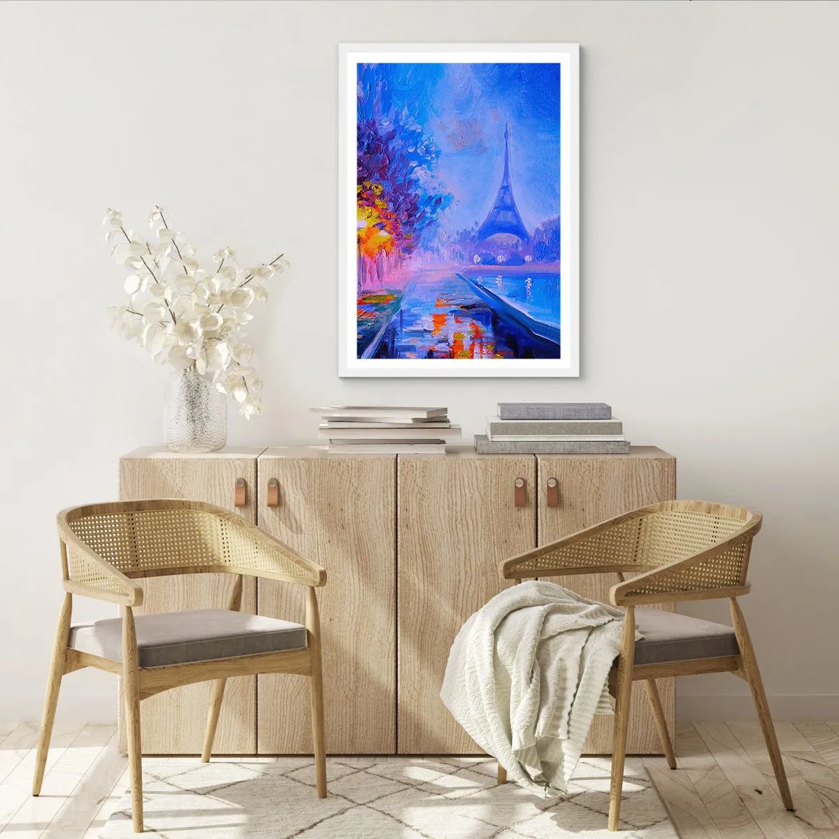 Poster in een witte lijst - Een droomwandeling - 70x100 cm