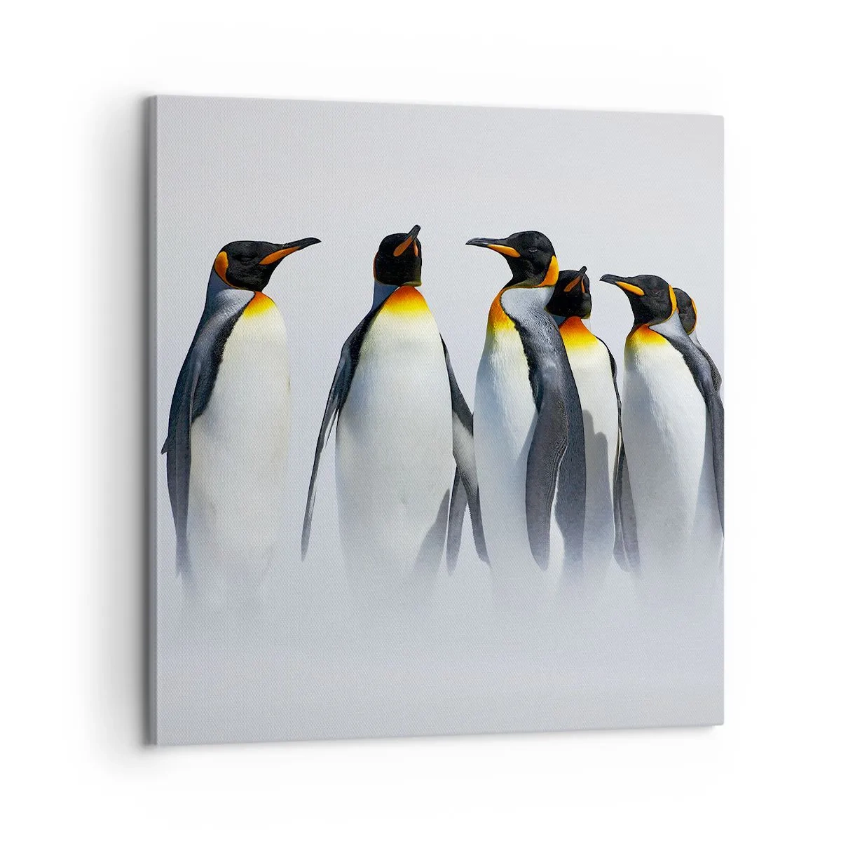Schilderen op canvas - Ontmoeting in avondjurken - 60x60 cm