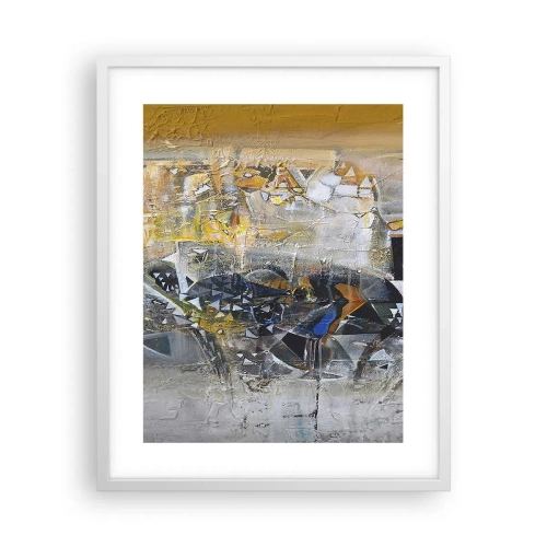 Poster in een witte lijst - Alles komt goed - 40x50 cm