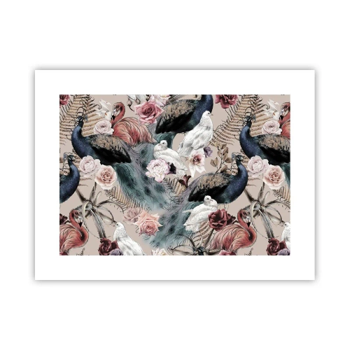 Poster - In de paleistuin - 40x30 cm