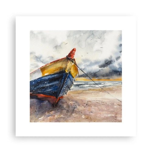 Poster - Rust aan de kust - 30x30 cm