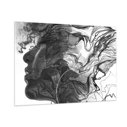 Schilderen op glas - Verstrikt in dromen - 100x70 cm