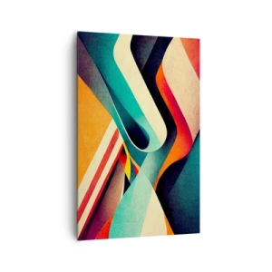 Schilderen op canvas - Intensieve compositie - 80x120 cm