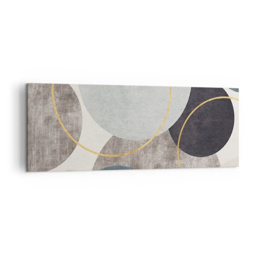 Schilderen op canvas - Wiel voor wiel - 140x50 cm