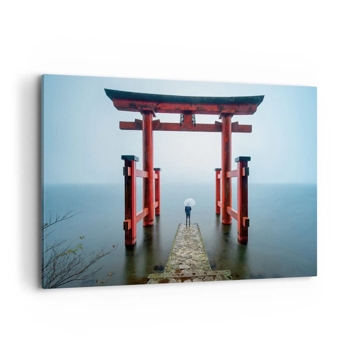 Schilderen op canvas - Japanse mijmering - 120x80 cm