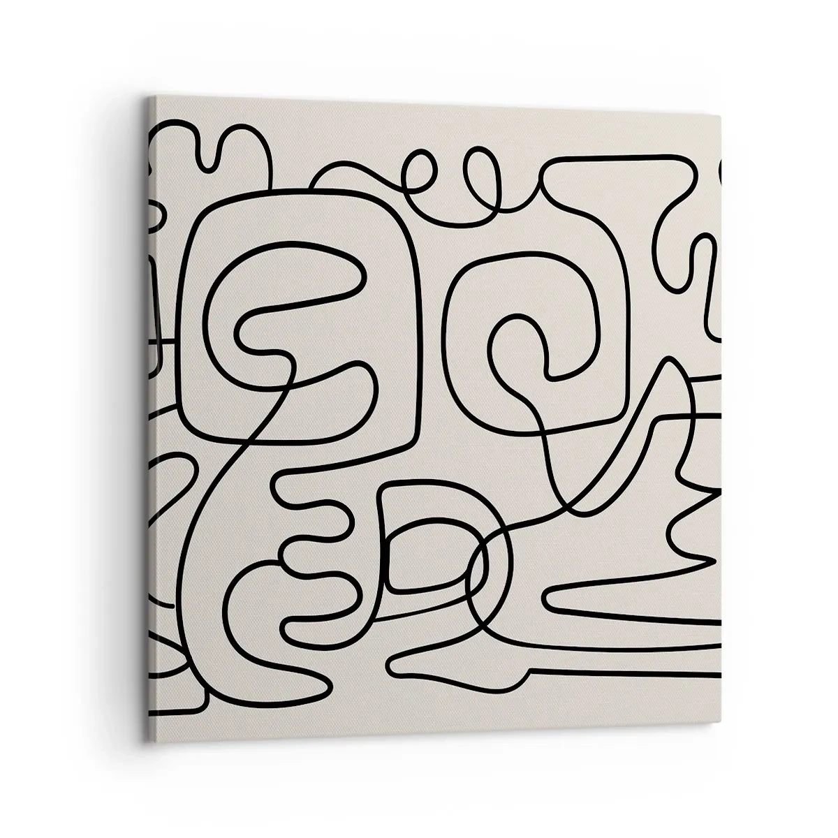 Schilderen op canvas - Volg het pad - 60x60 cm