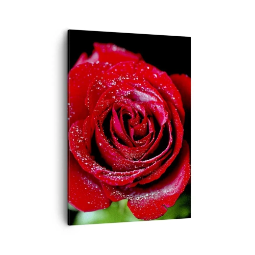 Schilderen op canvas - Dit is liefde - 50x70 cm