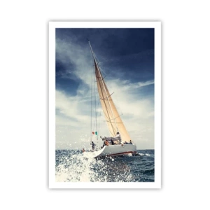 Poster - Ze halen ons niet in! - 61x91 cm